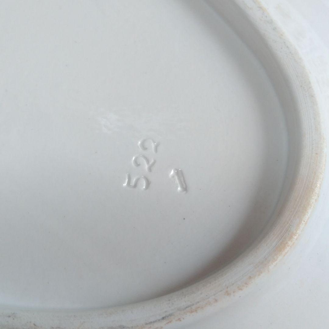 ベルギー アンティーク 二ミー NIMY オーバル プレート ガーランド 大皿