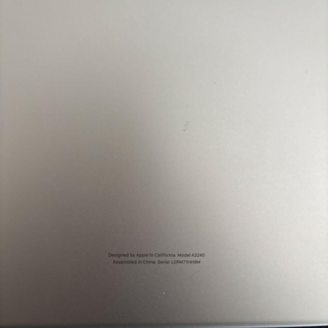 MacBook Air M4 シルバー　SSD516GB メモリ16GB