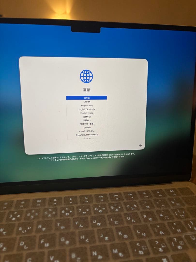 MacBook Air M4 シルバー　SSD516GB メモリ16GB