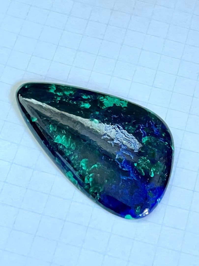 高品質アズロマラカイト　ルース