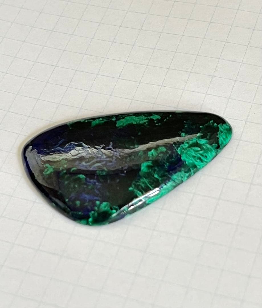 高品質アズロマラカイト　ルース