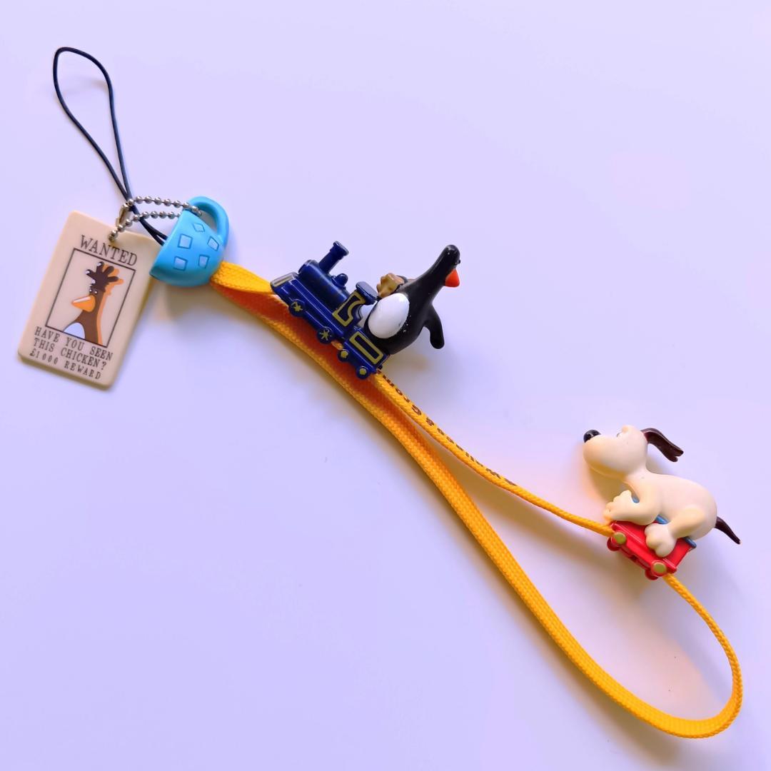 【希少2本】ウォレスとグルミット　ストラップ　ペンギンに気をつけろ　グリココラボ