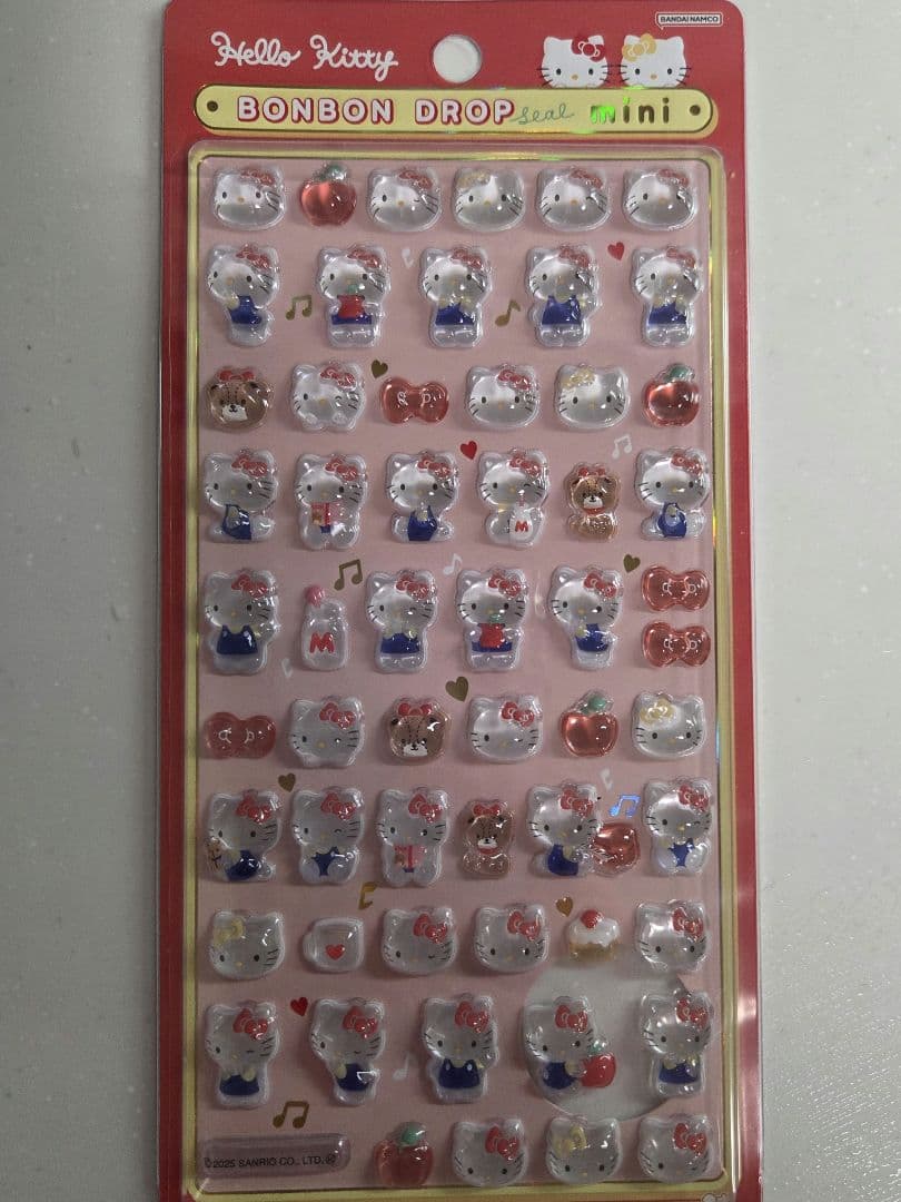 〜正規品〜 ボンボンドロップシール mini サンリオ 6枚セット