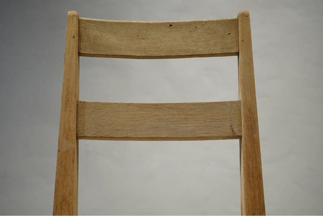 昭和初期　ビンテージチェア　栗材　アンティーク　椅子　無骨