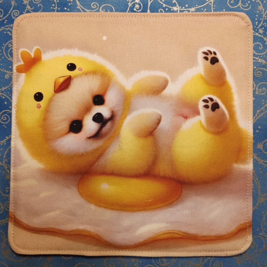 ご確認用　yourelie 　4重ハンカチ　ポメラニアンちゃん柄　18枚