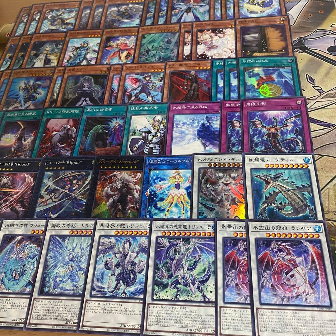 K9 氷結界 デッキ 本格構築済み 遊戯王 デッキパーツ 氷結界の龍トリシューラ