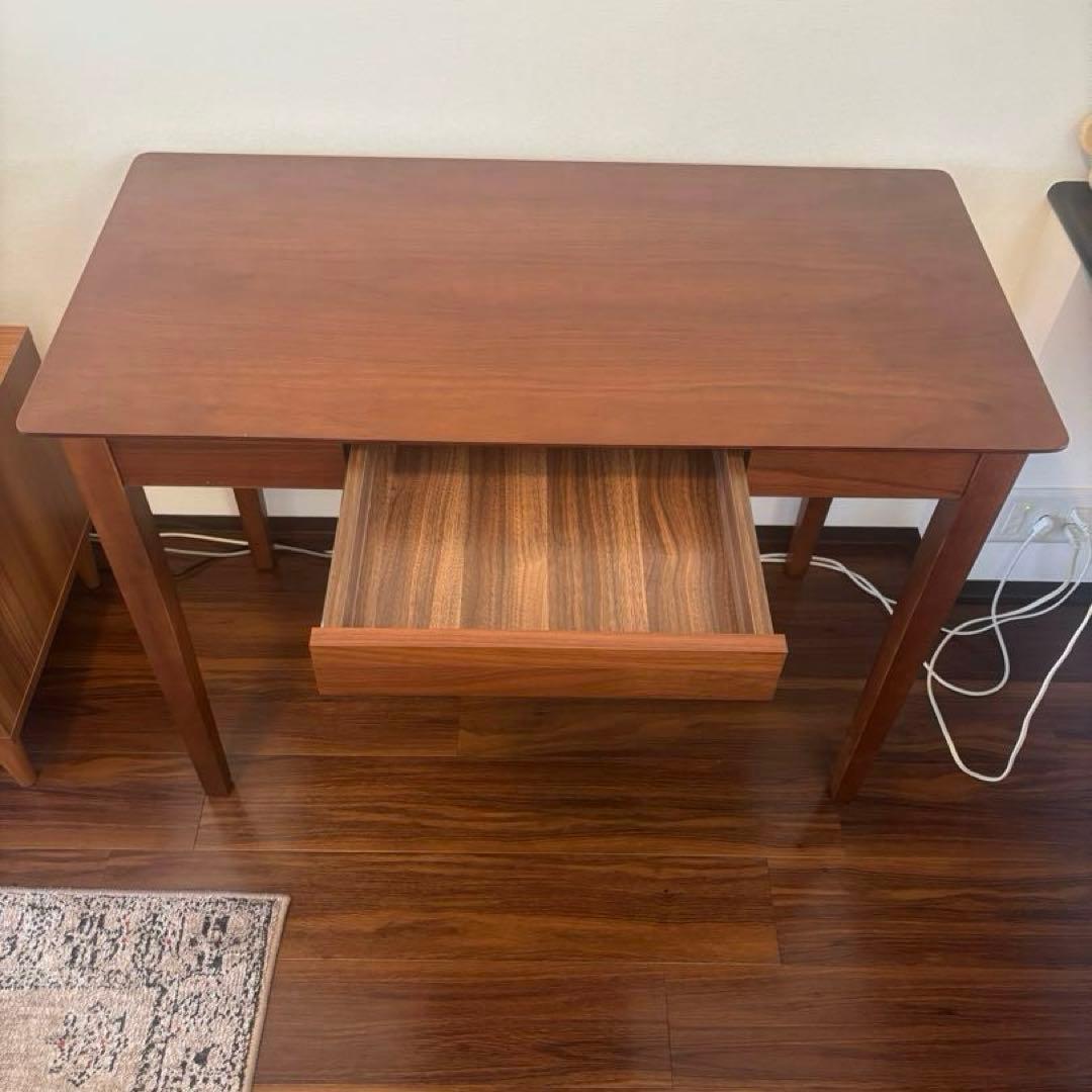 未使用品　北欧風　木製デスク　幅100㎝