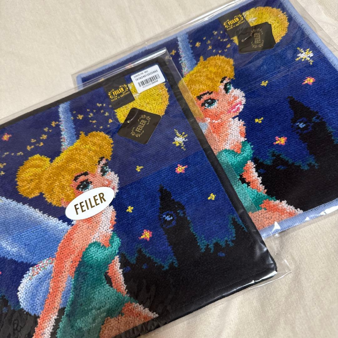 フェイラー　ディズニー　ピーターパン　ティンカーベル　2枚セット