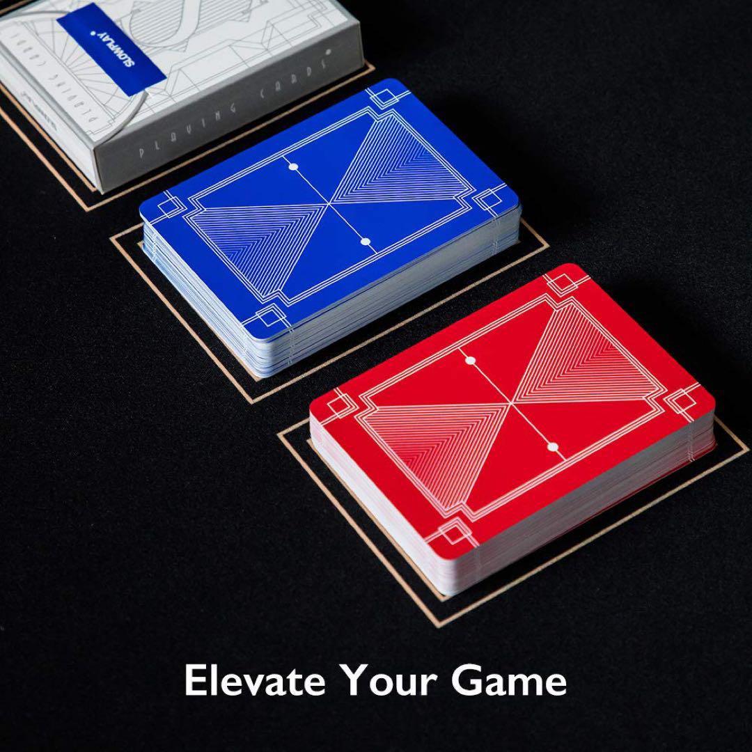 SLOWPLAYトランプ プラスチック２デッキ ジャンボインデックス