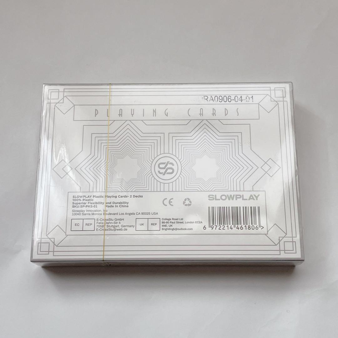 SLOWPLAYトランプ プラスチック２デッキ ジャンボインデックス