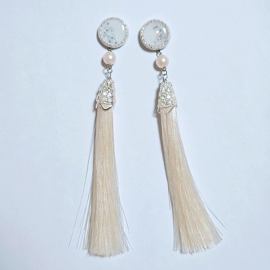 【1186】タッセルピアス•イヤリング