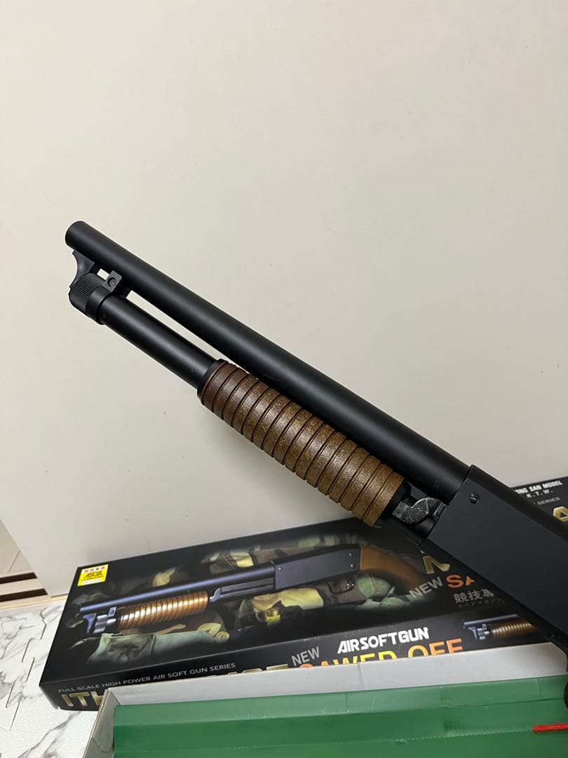 KTWイサカM37ソードオフ air soft gun