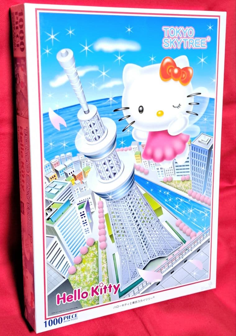 ジグソーパズル1000ピース ハローキティと東京スカイツリー BEVERLY