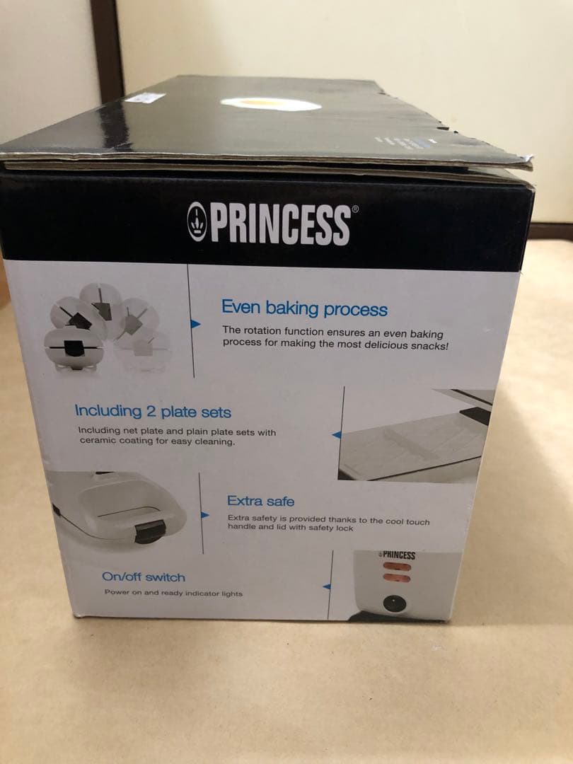 未使用　PRINCESS Hot Snack Maker ホットスナックメーカー