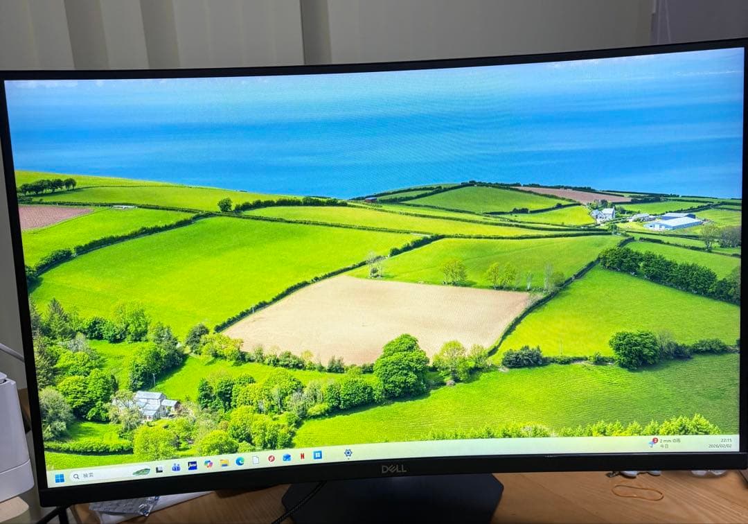 Dell S2721HGF 27インチ 曲面 ゲーミングモニター