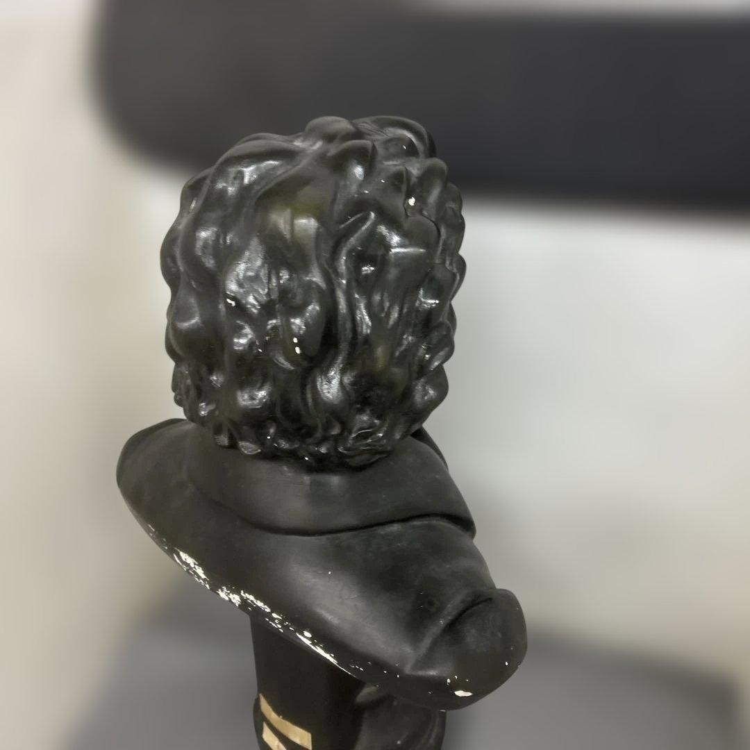 ベートーヴェン 黒陶器胸像 約55cm