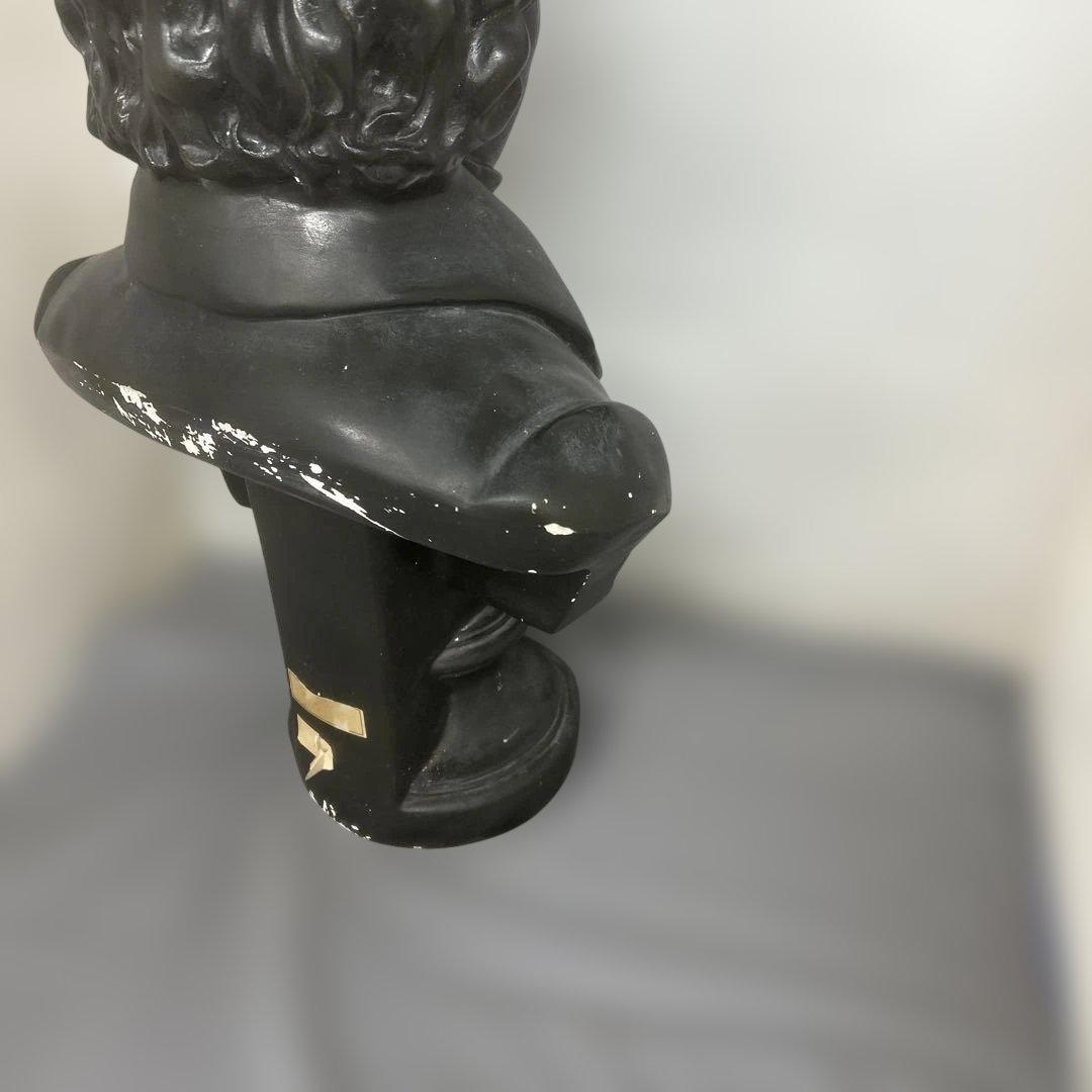 ベートーヴェン 黒陶器胸像 約55cm