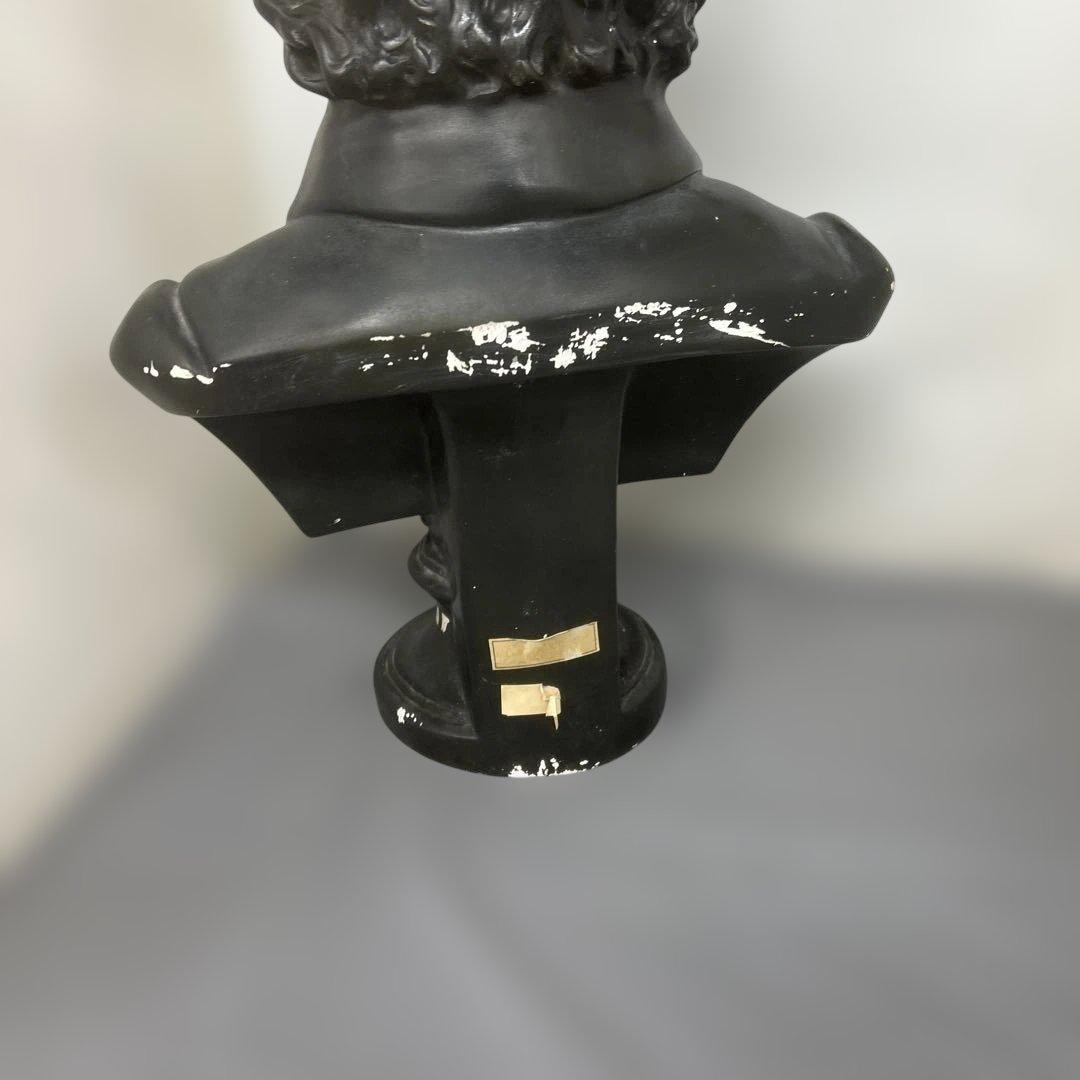 ベートーヴェン 黒陶器胸像 約55cm