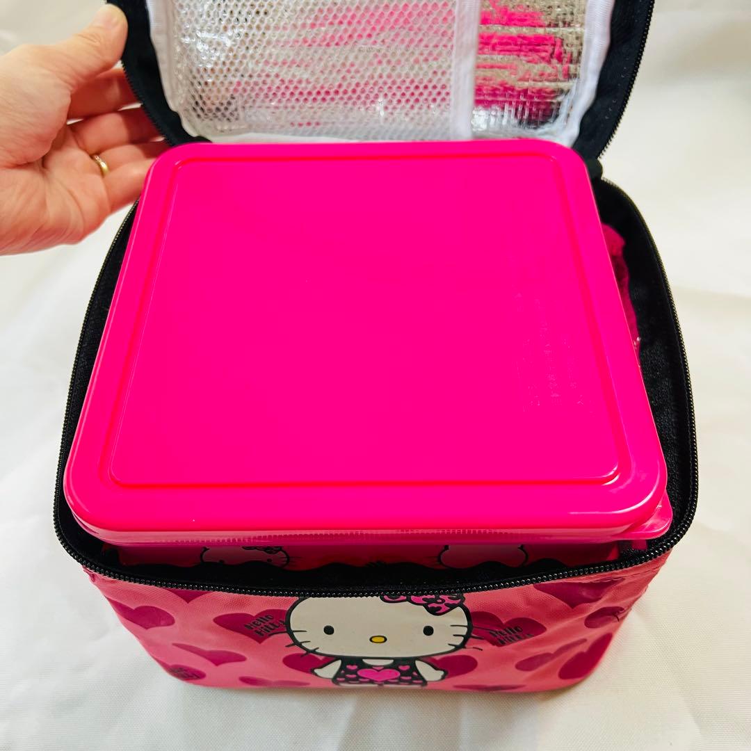2010年当時物 ハローキティ お弁当箱＆保冷バッグ レア