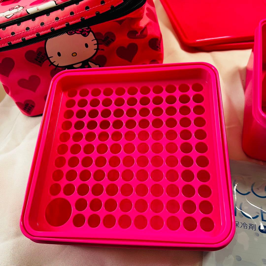 2010年当時物 ハローキティ お弁当箱＆保冷バッグ レア