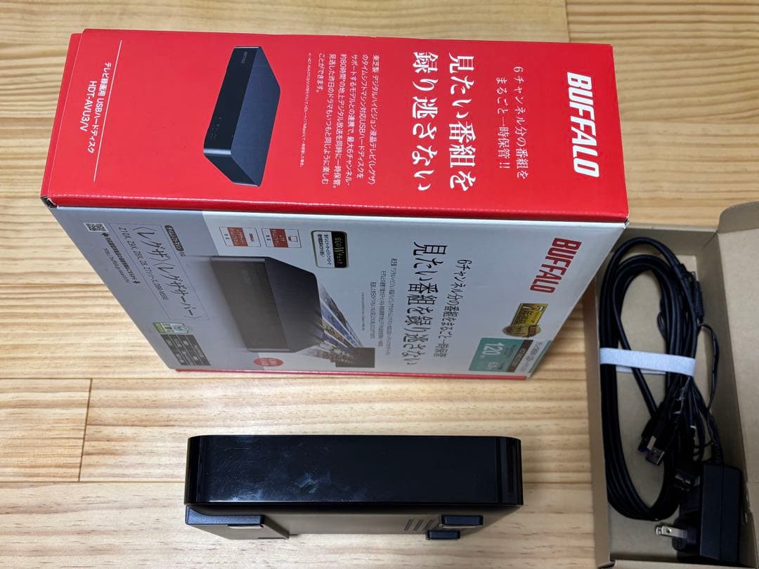 HDT-AV6.0TU3/V BUFFALO 外付けハードディスク６ＴＢ