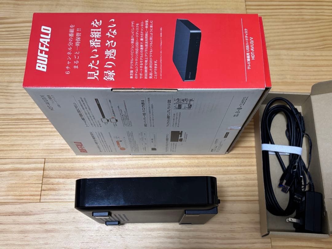 HDT-AV6.0TU3/V BUFFALO 外付けハードディスク６ＴＢ