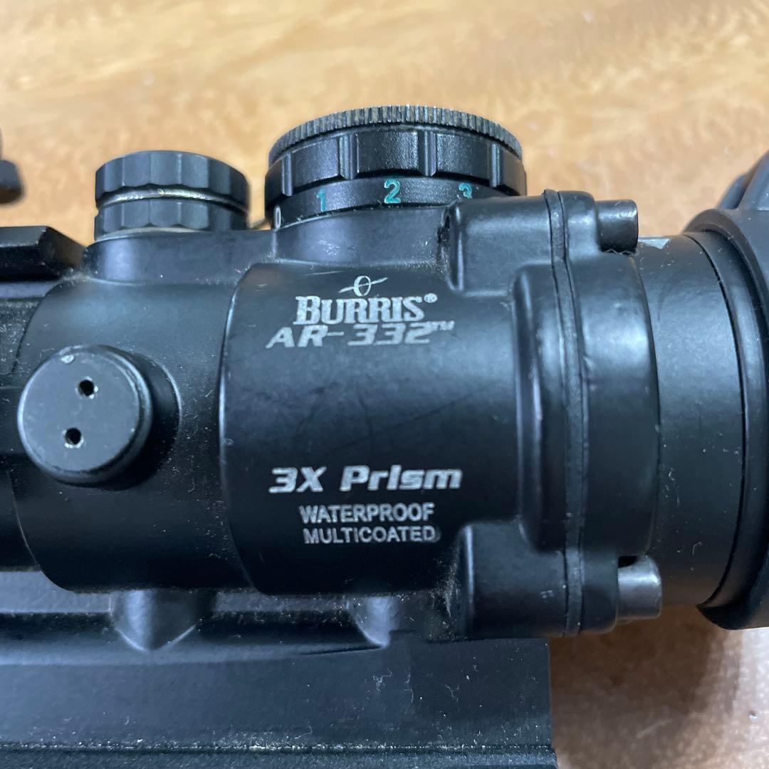 Burris AR-332 3X プリズムサイト（実物）