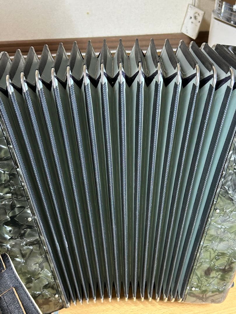 YAMAHA アコーディオン B-32 ブラックマーブル