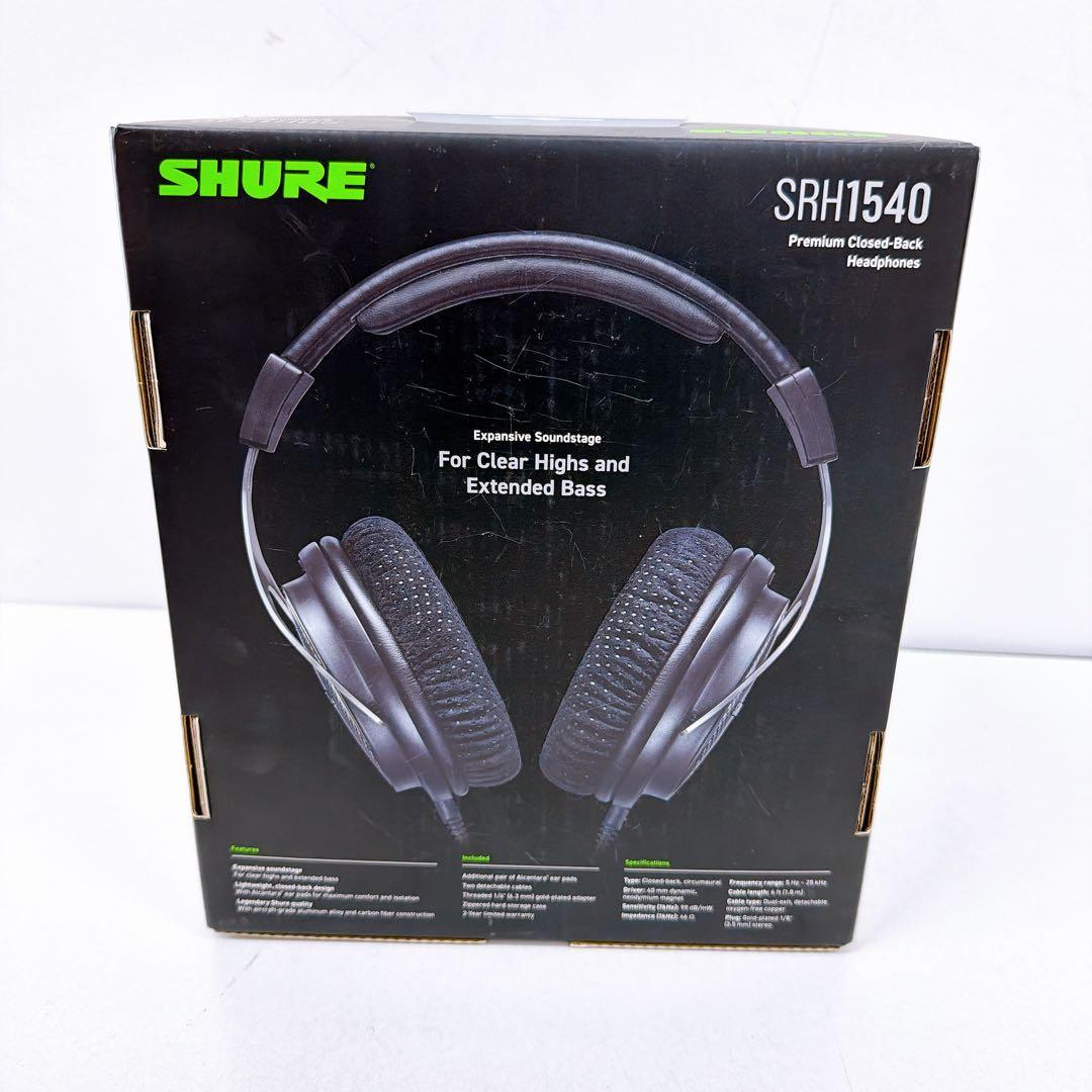 SHURE SRH1540 ヘッドホン　新パッケージ