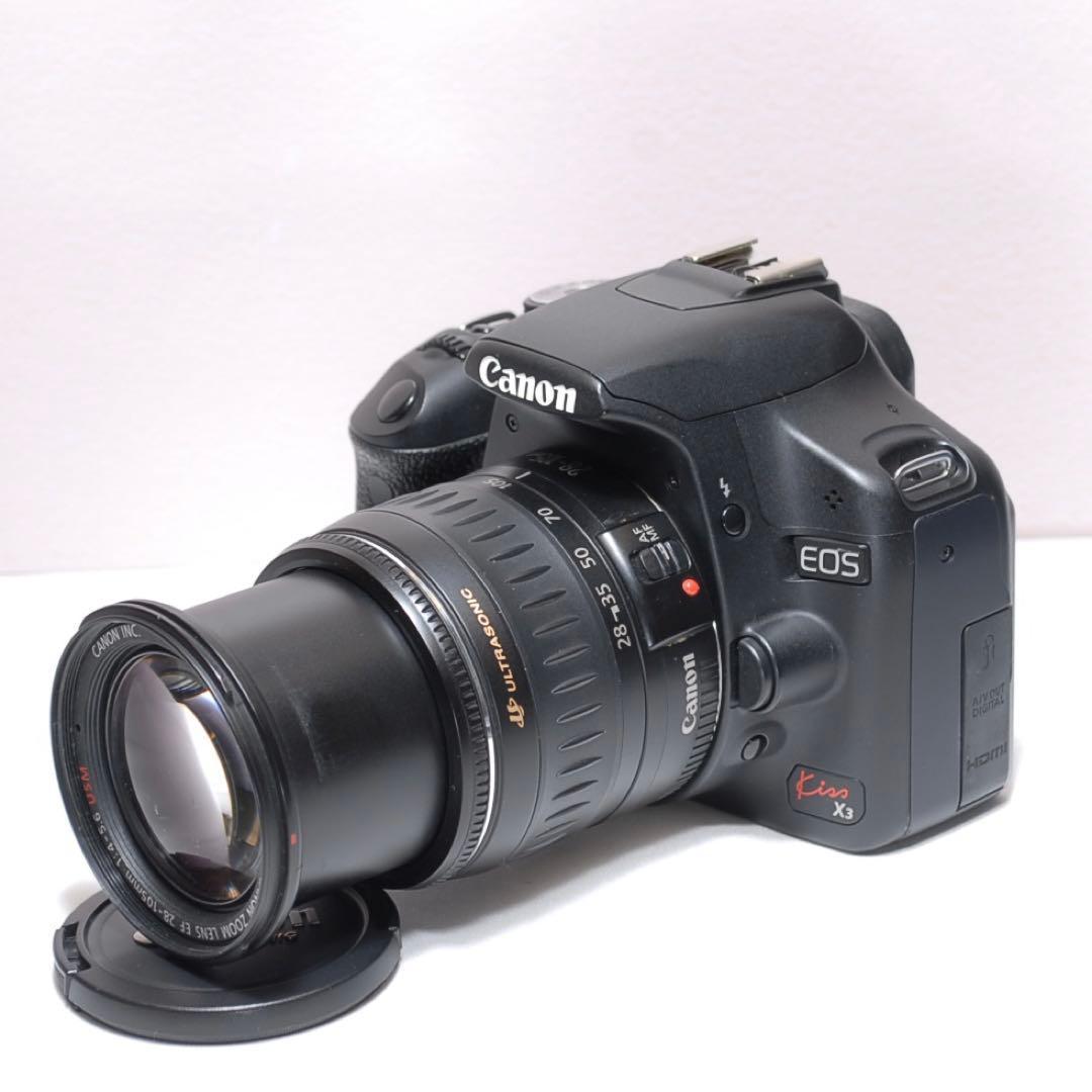 届いたらすぐに使える✨Canon Kiss X3✨ シングルレンズ✨簡単操作