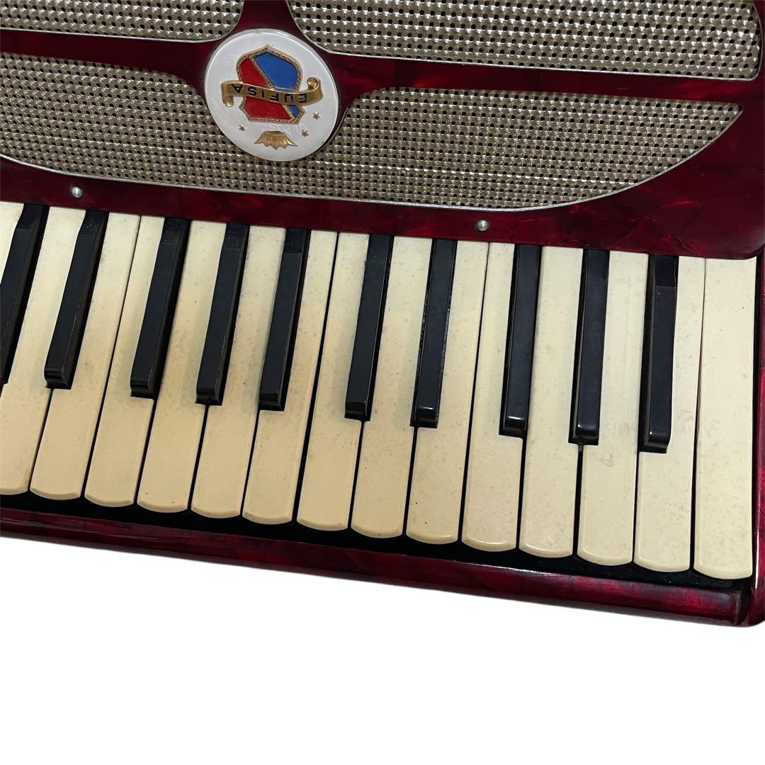 Eufisa Italiana アコーディオン 30鍵　18ボタン　赤