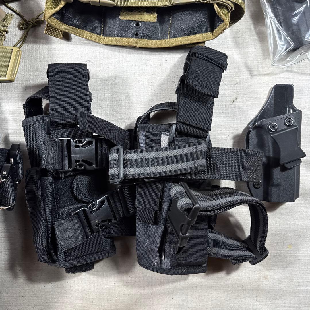 サバゲー タクティカル 装備セット ホルスター マガジンポーチ 9個セット