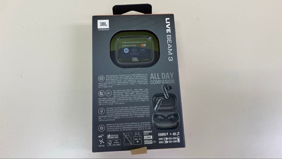 イヤホン JBL LIVE BEAM 3 JBLLIVEBEAM3BLK