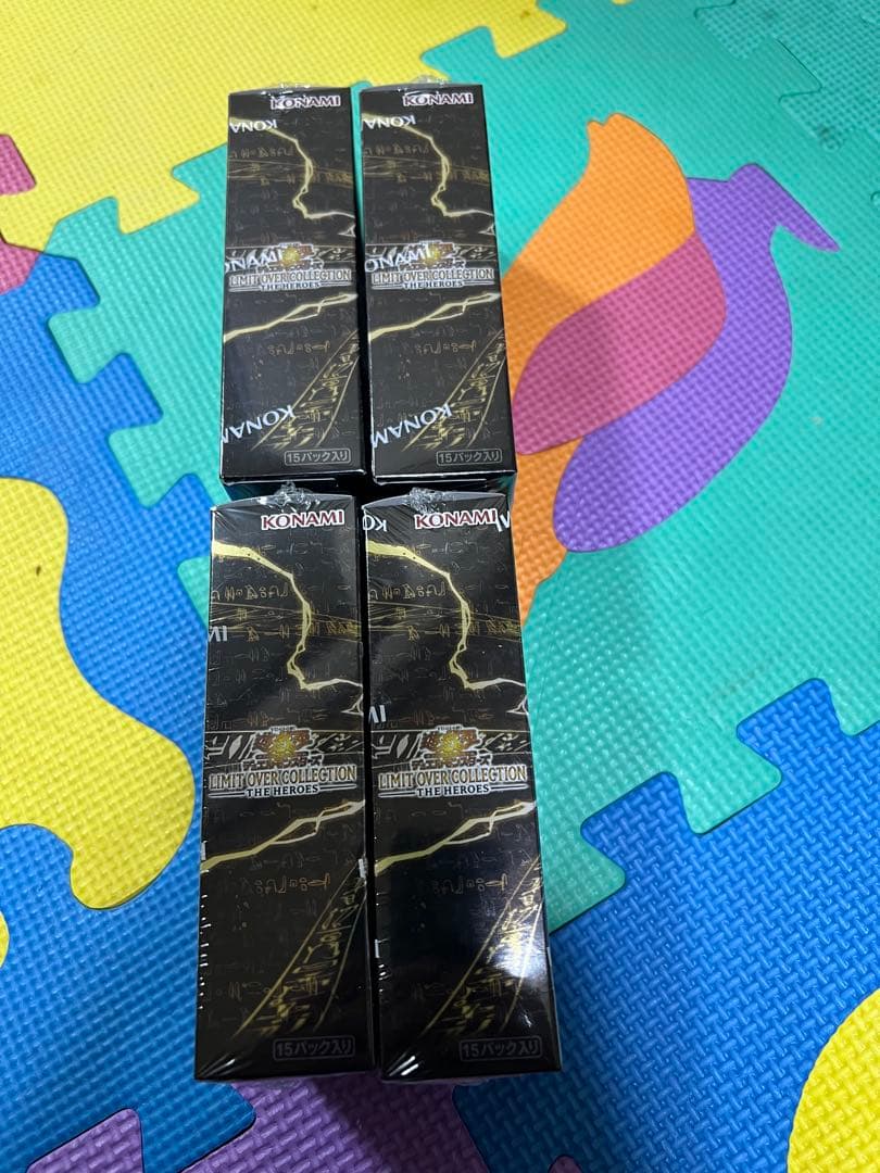 【未開封】遊戯王 リミットオーバーコレクション シュリンク付4ボックス