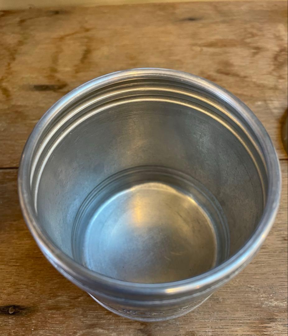 アンティーク　フランス蚤の市　キャニスターセット　アルミ缶　キッチン　ブロカント