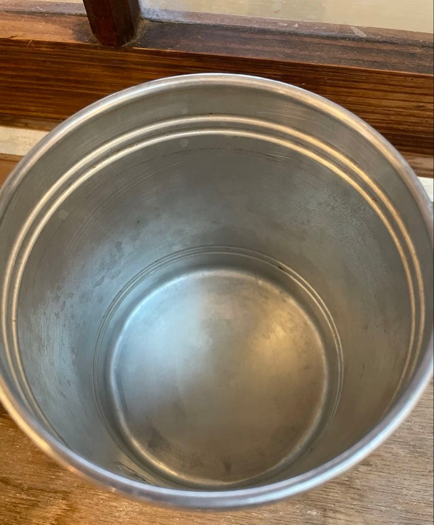 アンティーク　フランス蚤の市　キャニスターセット　アルミ缶　キッチン　ブロカント