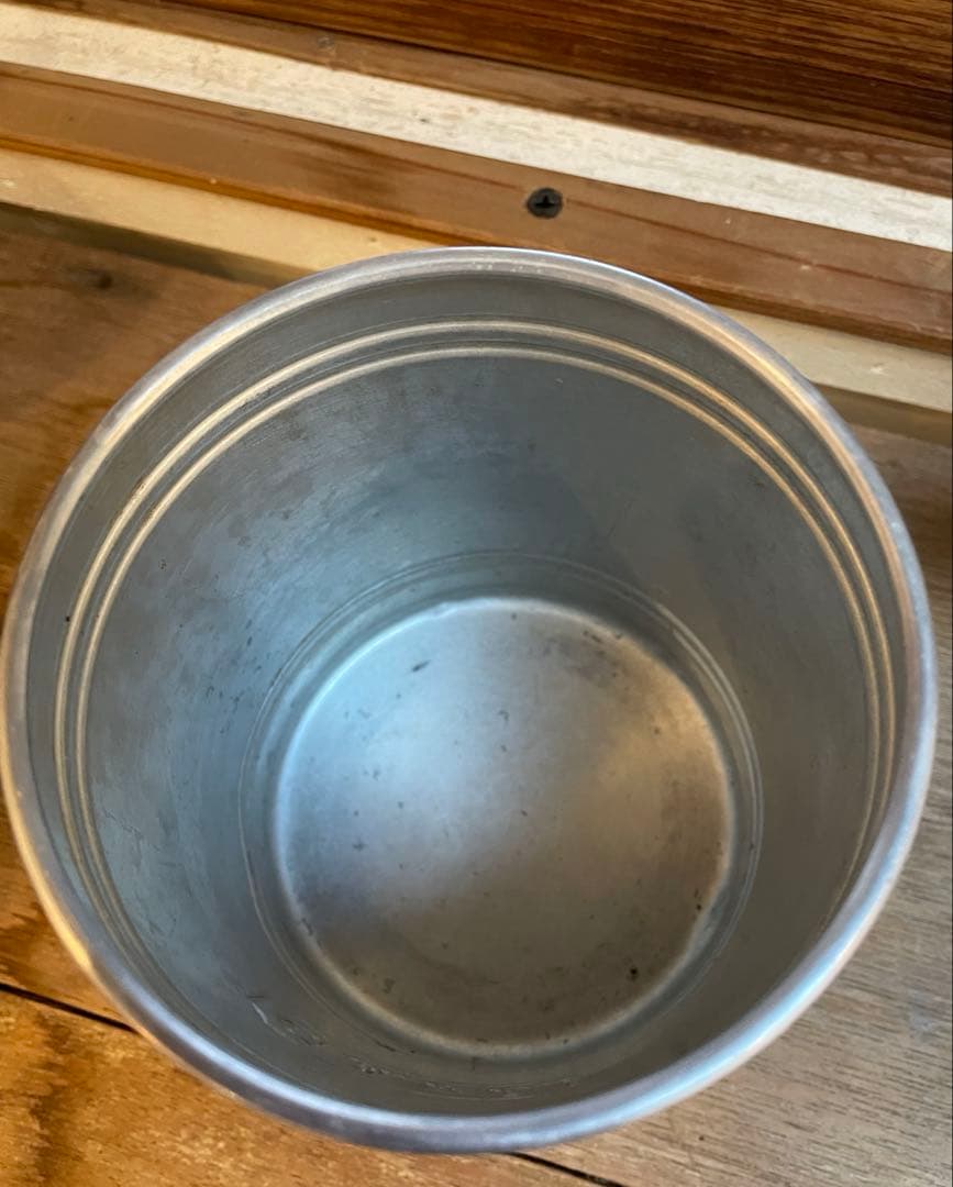 アンティーク　フランス蚤の市　キャニスターセット　アルミ缶　キッチン　ブロカント