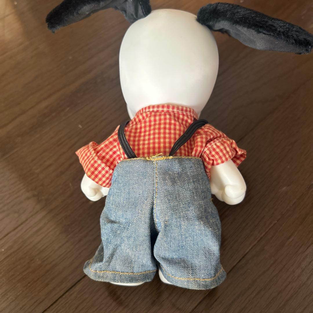 スヌーピー フィギュア デニムオーバーオール