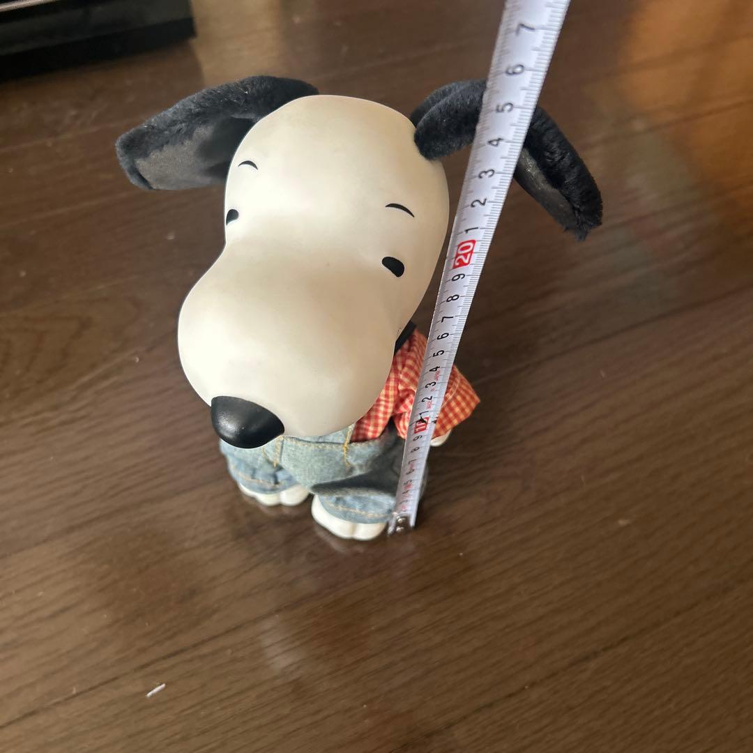 スヌーピー フィギュア デニムオーバーオール