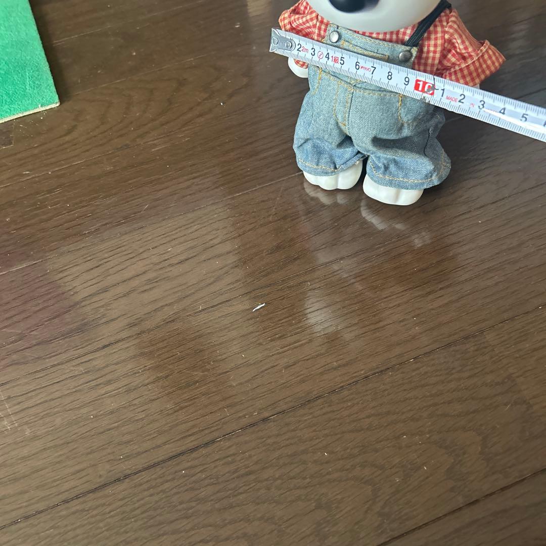 スヌーピー フィギュア デニムオーバーオール