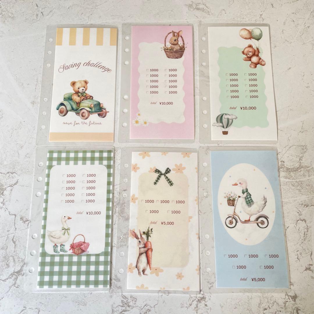 即発送[リフィル6枚付] A6バインダー&バインダーカバーセット ブルーリボン付