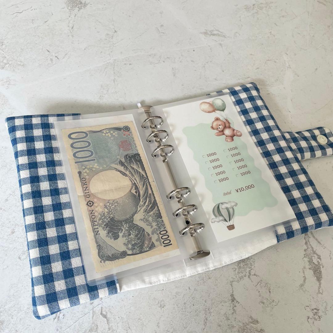 即発送[リフィル6枚付] A6バインダー&バインダーカバーセット ブルーリボン付