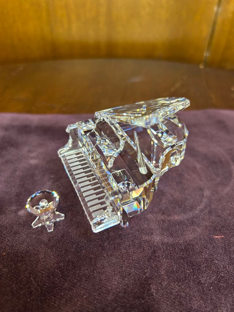 スワロフスキー SWAROVSKI グランドピアノと椅子 箱付き 174506