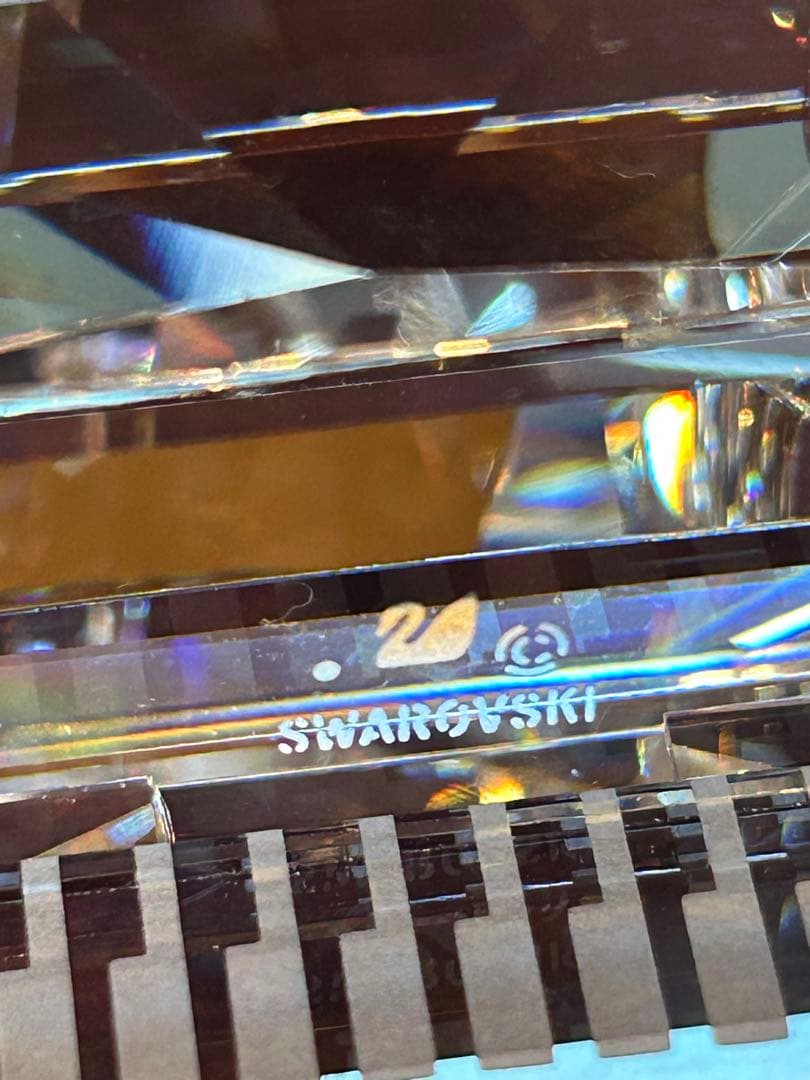 スワロフスキー SWAROVSKI グランドピアノと椅子 箱付き 174506