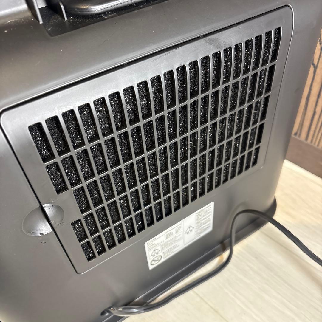 クワッズ省エネ大風量スリムパネルセラミックヒーター光る人感センサーQT424