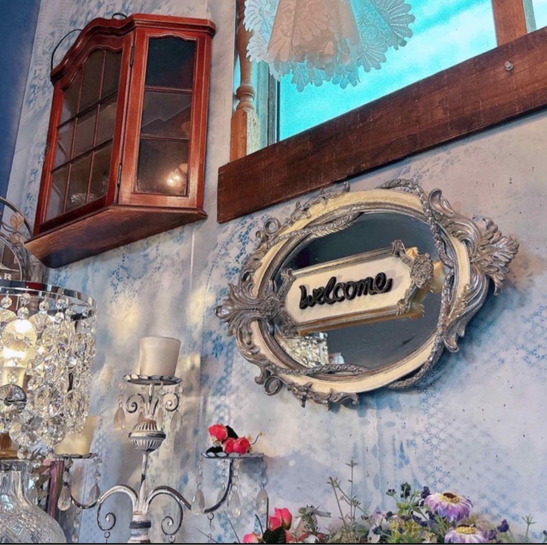 アンティークなお店 おしゃれなウェルカムボード 壁掛け看板 Ver.2