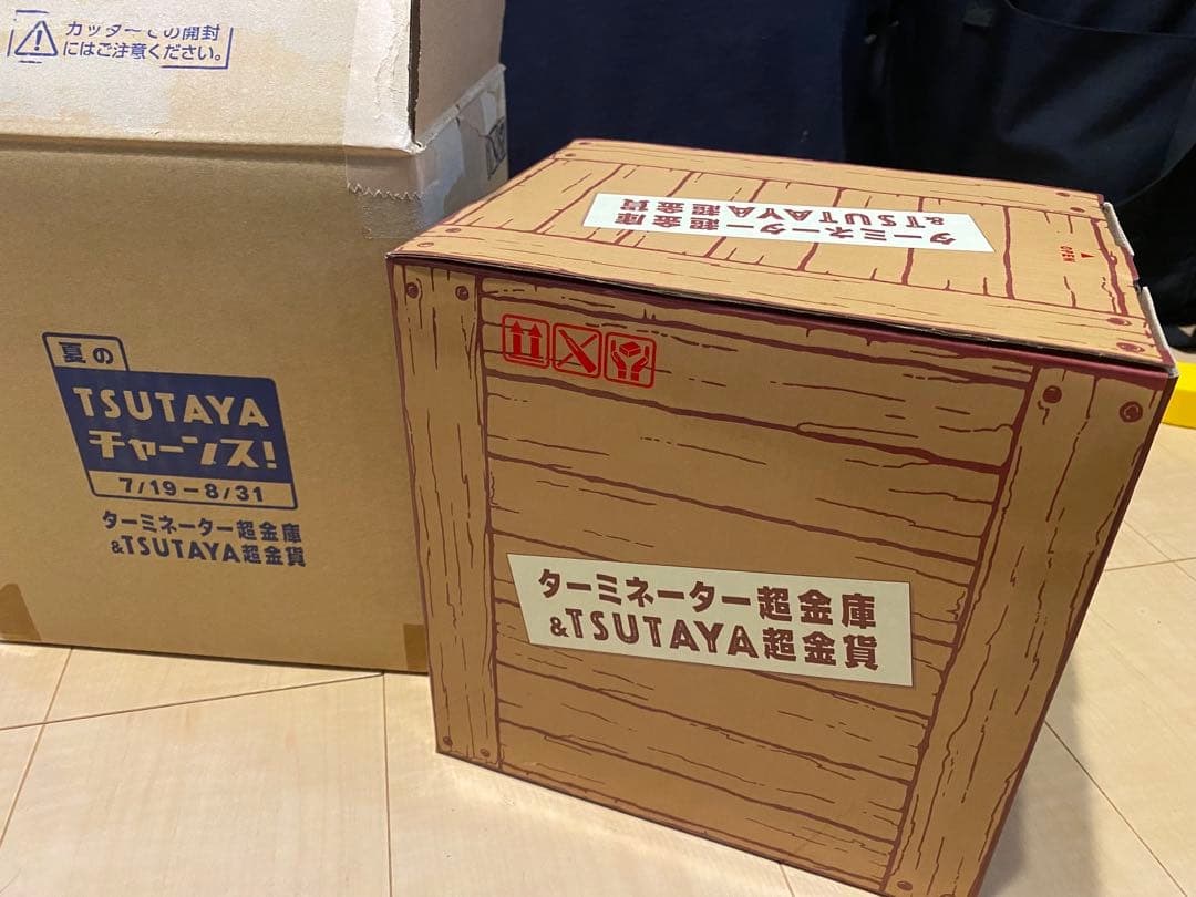 【希少/未開封】ターミネーター3 超金庫＆TSUTAYA超金貨 当選品T-800