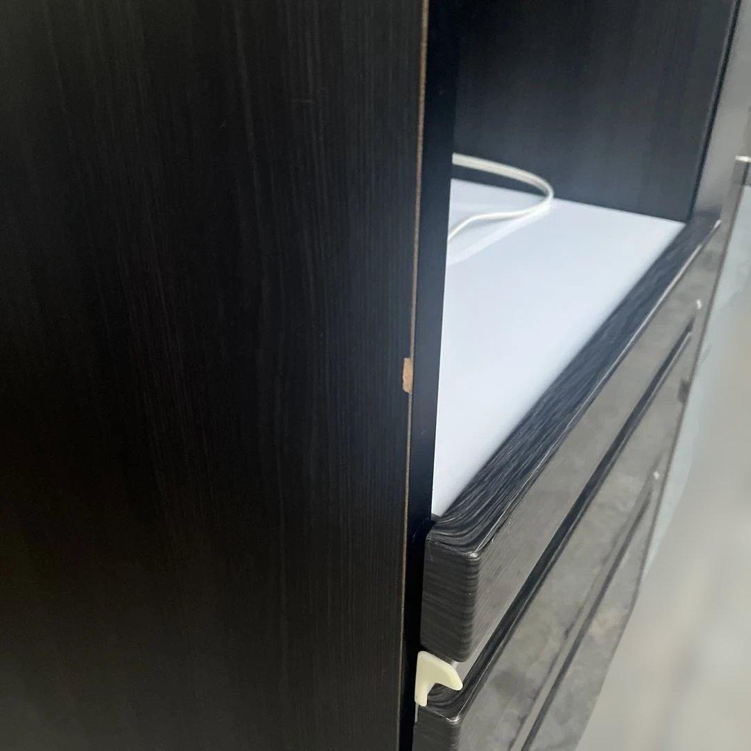 ニトリ　キッチンボード　食器棚　レンジ台　Ｎポスティア 90BK