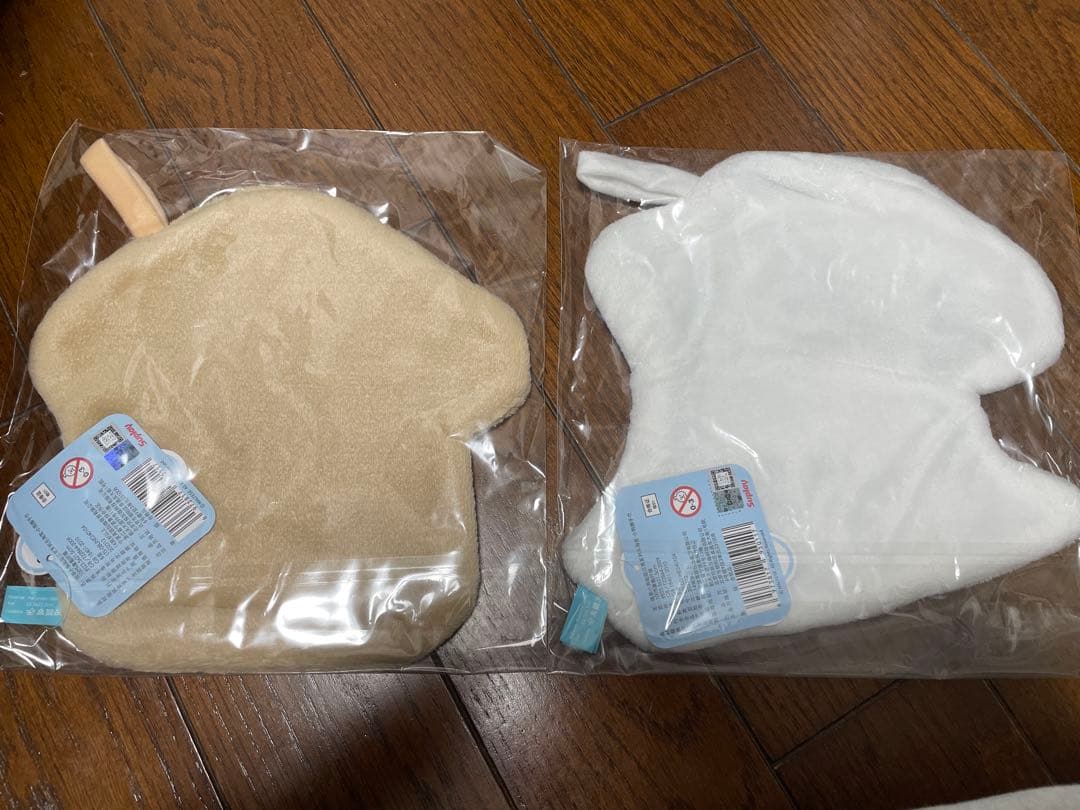 【新品・未開封】モルチーズ：ぺったり日常くじF賞 厚手タオル 2枚セット