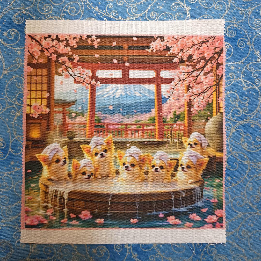 あしべ☆　ハンカチ14枚　パネル5枚　チワワ　ポメラニアン柄